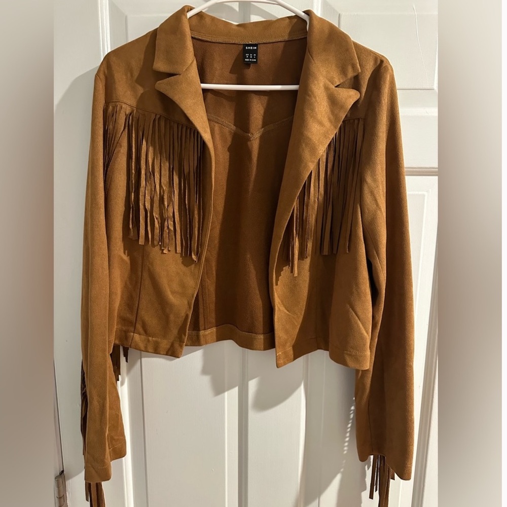 Fringe Lightweight Open Front Jacket - image 5